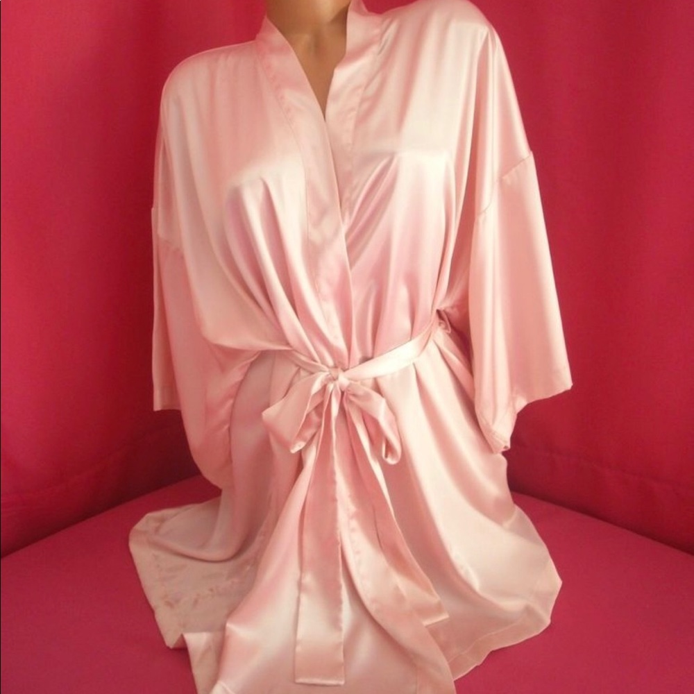 Satin VS Light Pink Robe
